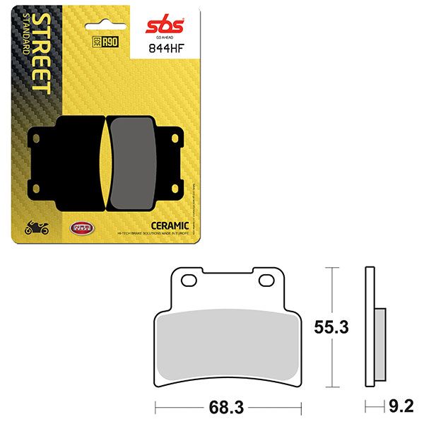 SBS BRAKE PAD 844HF