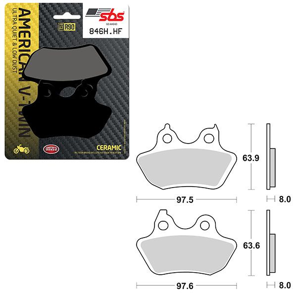 SBS BRAKE PAD 846H.HF