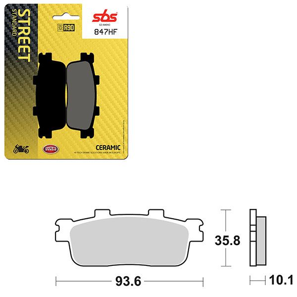SBS BRAKE PAD 847HF