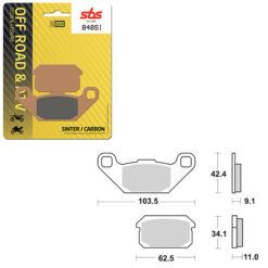 SBS BRAKE PAD 848SI