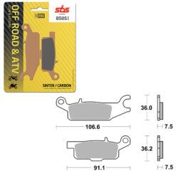 SBS BRAKE PAD 850SI