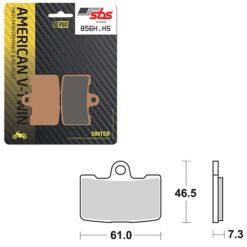 SBS BRAKE PAD 856H.HS