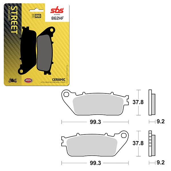 SBS BRAKE PAD 862HF
