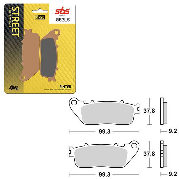 SBS BRAKE PAD 862LS