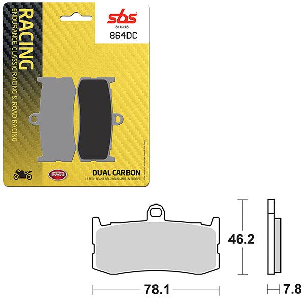 SBS BRAKE PAD 864DC