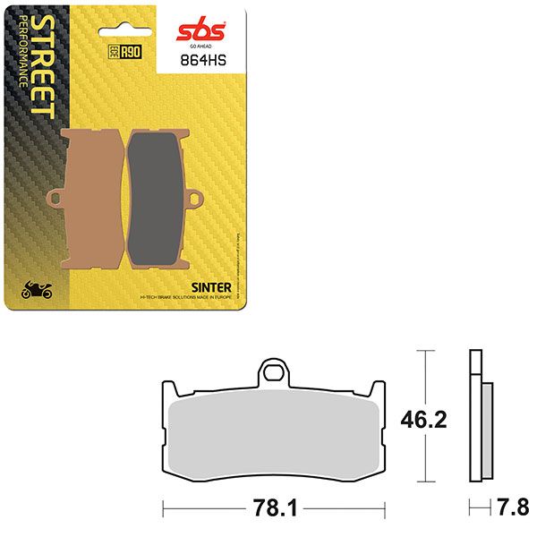 SBS BRAKE PAD 864HS