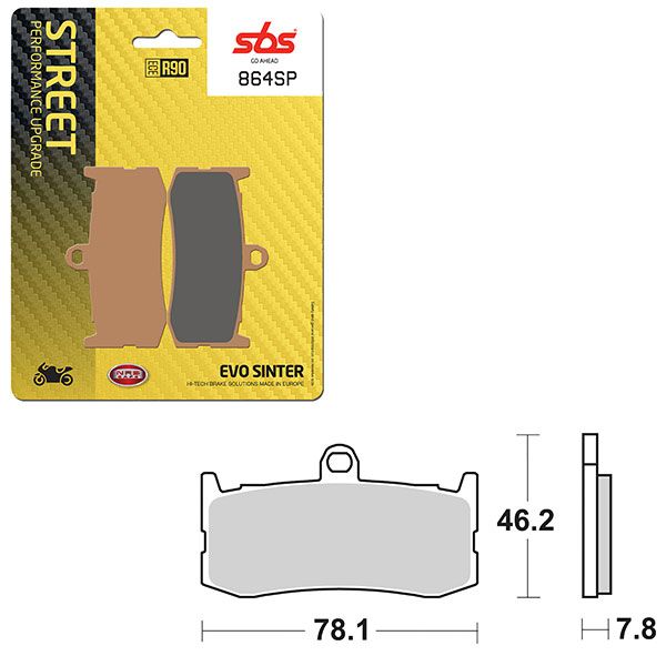 SBS BRAKE PAD 864SP