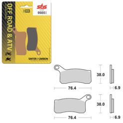 SBS BRAKE PAD 866SI