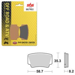 SBS BRAKE PAD 867RSI