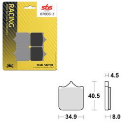 SBS BRAKE PAD 870DS-1