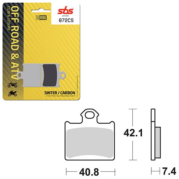 SBS BRAKE PAD 872CS