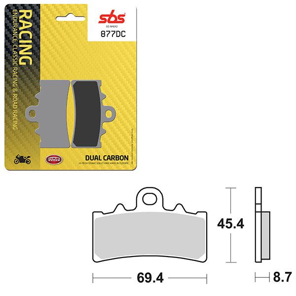 SBS BRAKE PAD 877DC