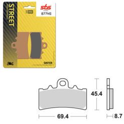 SBS BRAKE PAD 877HS