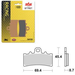 SBS BRAKE PAD 877RST