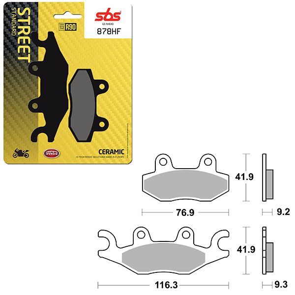 SBS BRAKE PAD 878HF