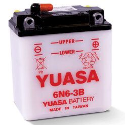 BATTERY YUASA 6N6-3B CON6V