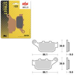 SBS BRAKE PAD 881LS