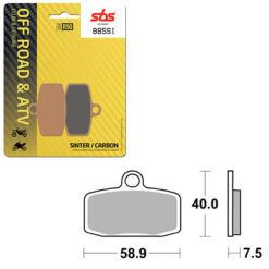SBS BRAKE PAD 885SI