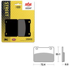 SBS BRAKE PAD 893HF