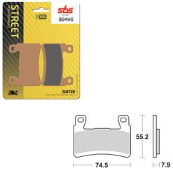 SBS BRAKE PAD 894HS