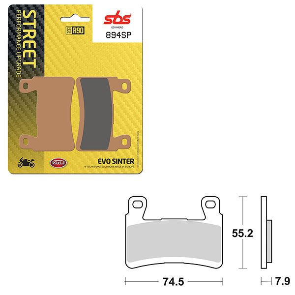 SBS BRAKE PAD 894SP