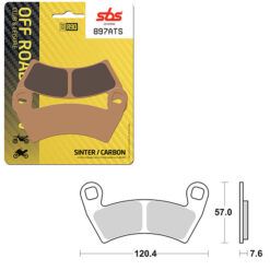 SBS BRAKE PAD 897ATS