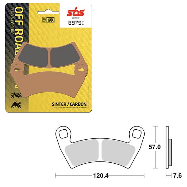 SBS BRAKE PAD 897SI