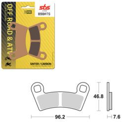 SBS BRAKE PAD 898ATS