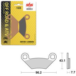 SBS BRAKE PAD 899SI