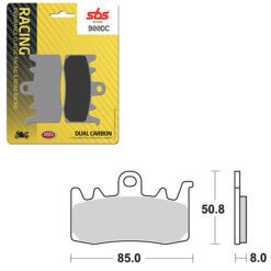 SBS BRAKE PAD 900DC