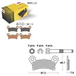 SBS BRAKE PAD 904H.LS