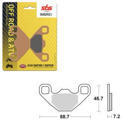 SBS BRAKE PAD 906RSI