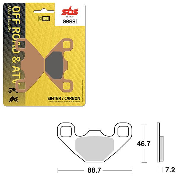SBS BRAKE PAD 906SI