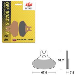 SBS BRAKE PAD 907RSI