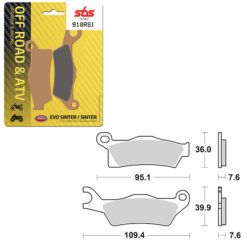 SBS BRAKE PAD 910RSI