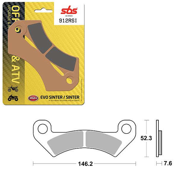 SBS BRAKE PAD 912RSI