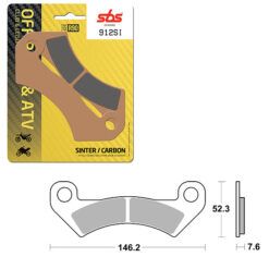 SBS BRAKE PAD 912SI