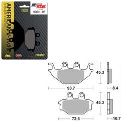SBS BRAKE PAD 930H.HF