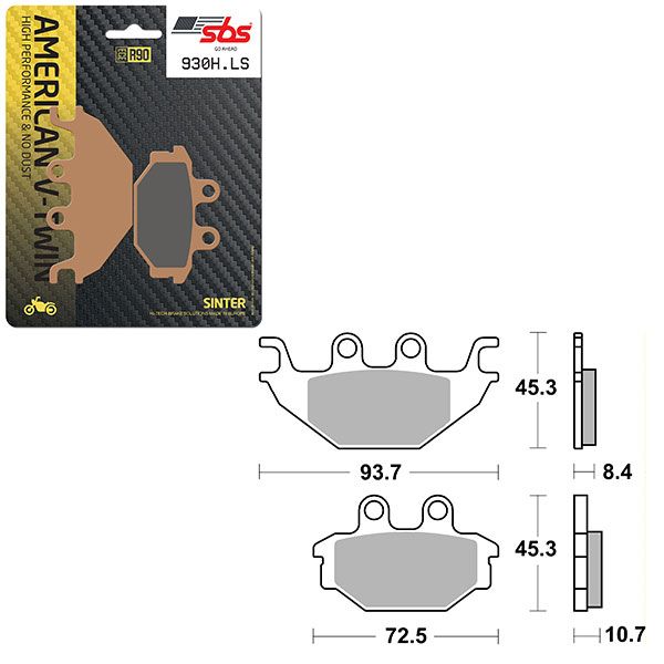 SBS BRAKE PAD 930H.LS