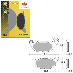 SBS BRAKE PAD 931DS-1
