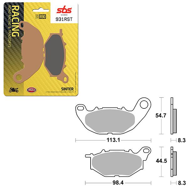 SBS BRAKE PAD 931RST