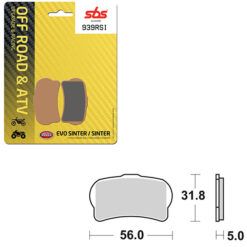 SBS BRAKE PAD 939RSI