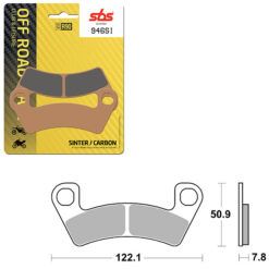 SBS BRAKE PAD 946SI