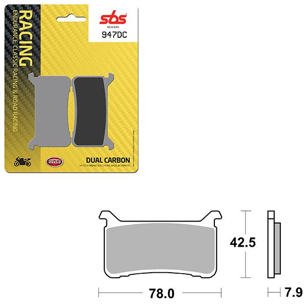 SBS BRAKE PAD 947DC