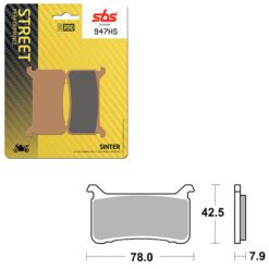 SBS BRAKE PAD 947HS