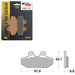 SBS BRAKE PAD 949H.LS
