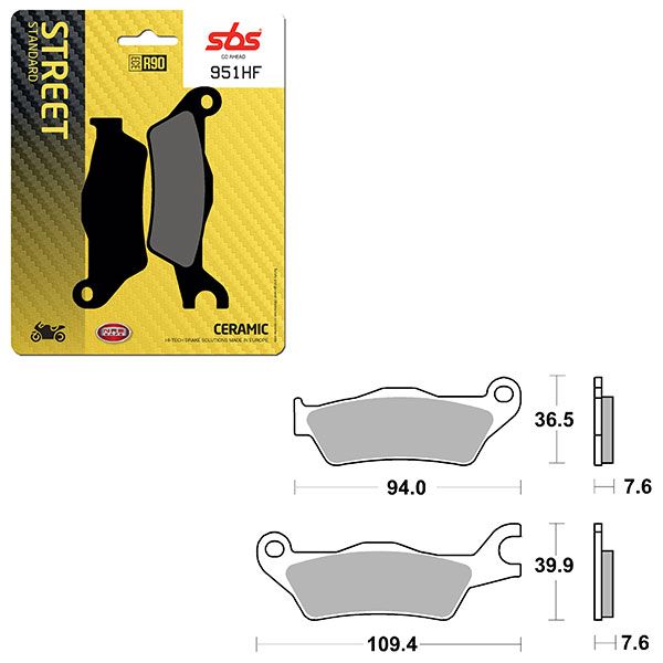 SBS BRAKE PAD 951HF