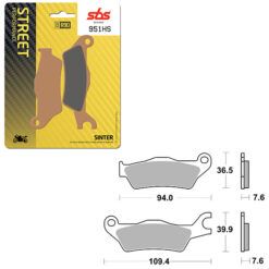 SBS BRAKE PAD 951HS