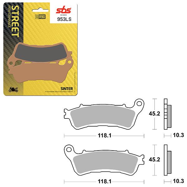 SBS BRAKE PAD 953LS