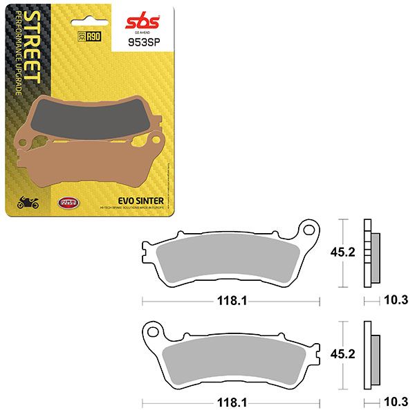 SBS BRAKE PAD 953SP